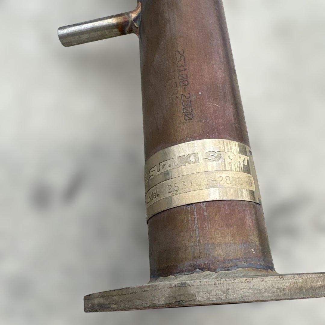 カプチーノ　ステンレス フロントパイプ スズキスポーツ