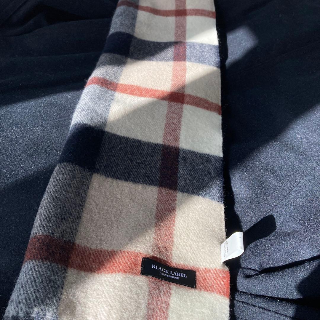 【最終価格　未使用】ブラックレーベル クレストブリッジ　チェック マフラー