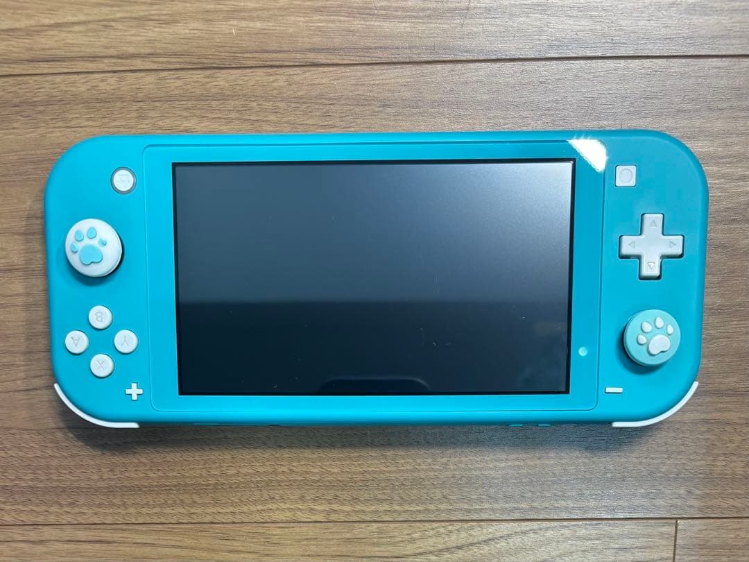 【箱付き】Nintendo Switch Lite ターコイズ(グリップおまけ)