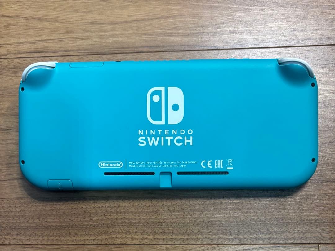 【箱付き】Nintendo Switch Lite ターコイズ(グリップおまけ)