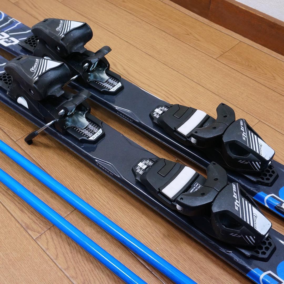 メンテ済 130cm 靴23cm CARVING カービングスキーセット