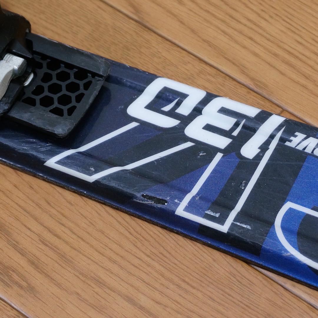 メンテ済 130cm 靴23cm CARVING カービングスキーセット