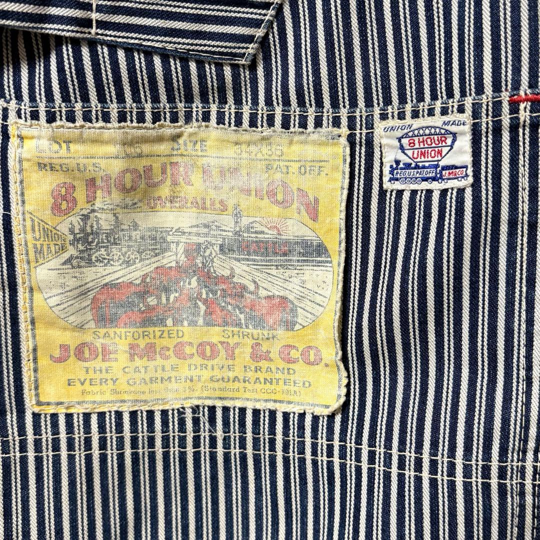 JOE McCOY 8 HOUR UNION Lot.11 ヒッコリーパンツ