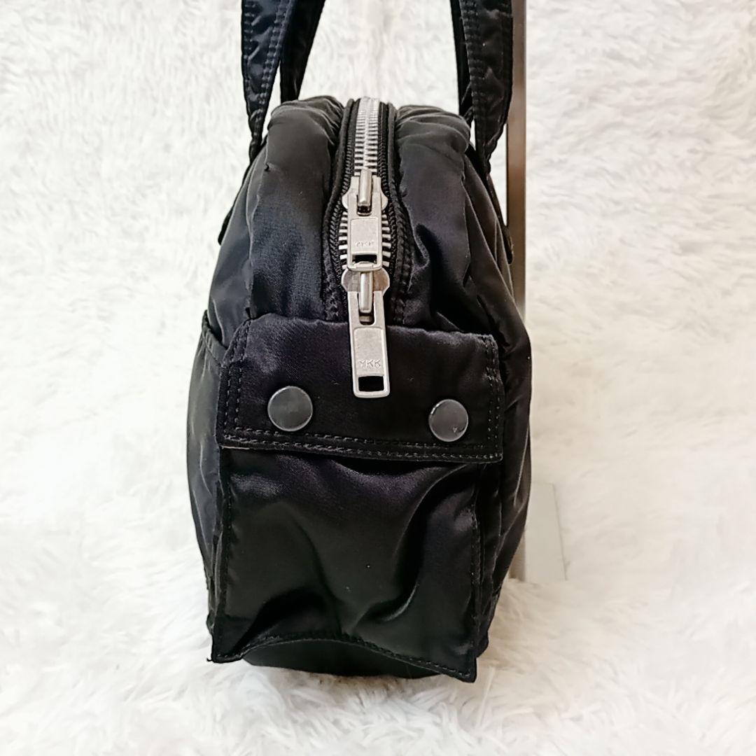 【きなこ様】PORTER タンカー ハンドバッグ ミニボストン ナイロン 黒