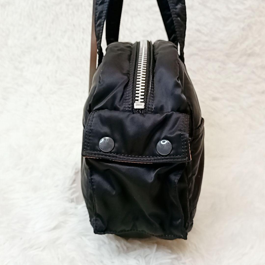 【きなこ様】PORTER タンカー ハンドバッグ ミニボストン ナイロン 黒