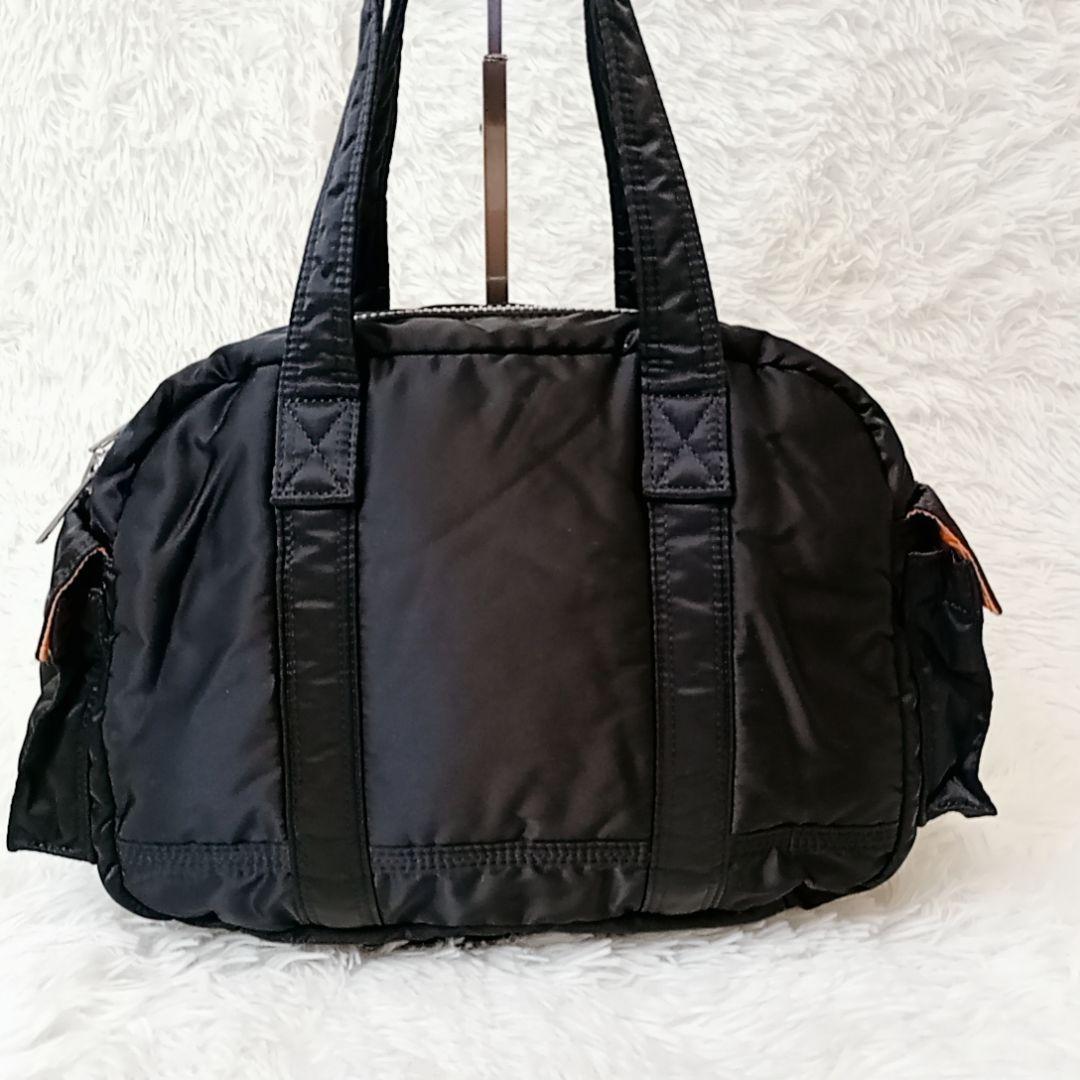 【きなこ様】PORTER タンカー ハンドバッグ ミニボストン ナイロン 黒