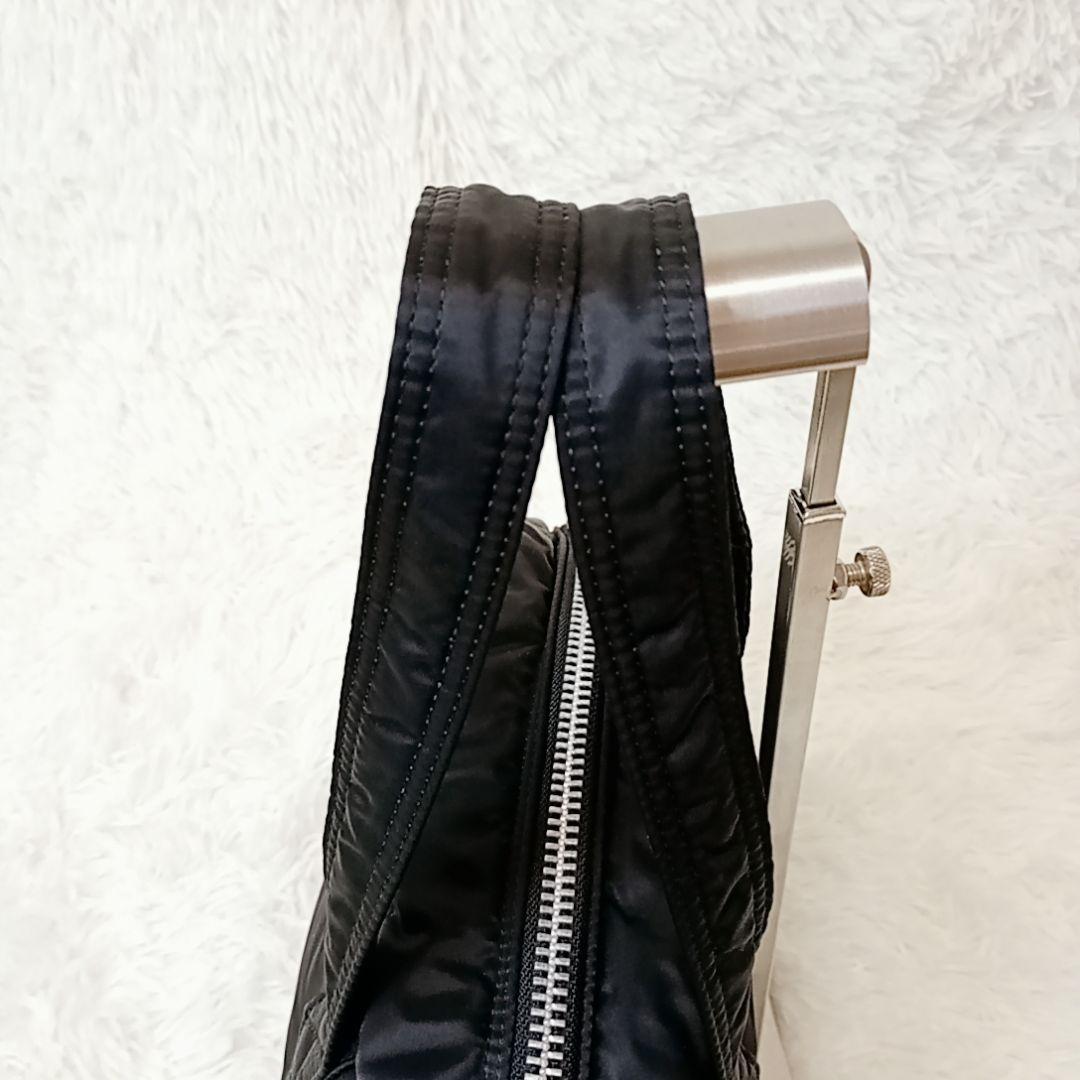 【きなこ様】PORTER タンカー ハンドバッグ ミニボストン ナイロン 黒