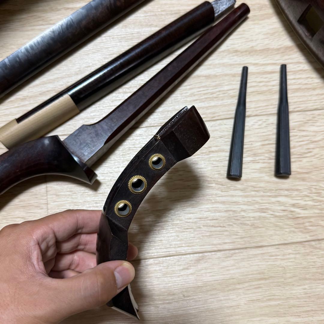 三味線　バチ　三絃駒　ハードケース 　和楽器