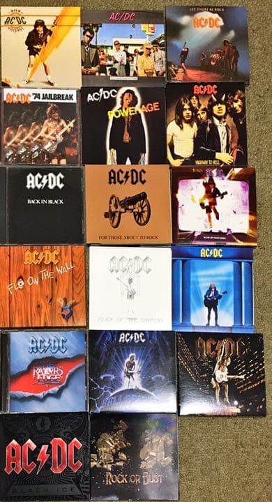 AC/DC アルバム　17枚