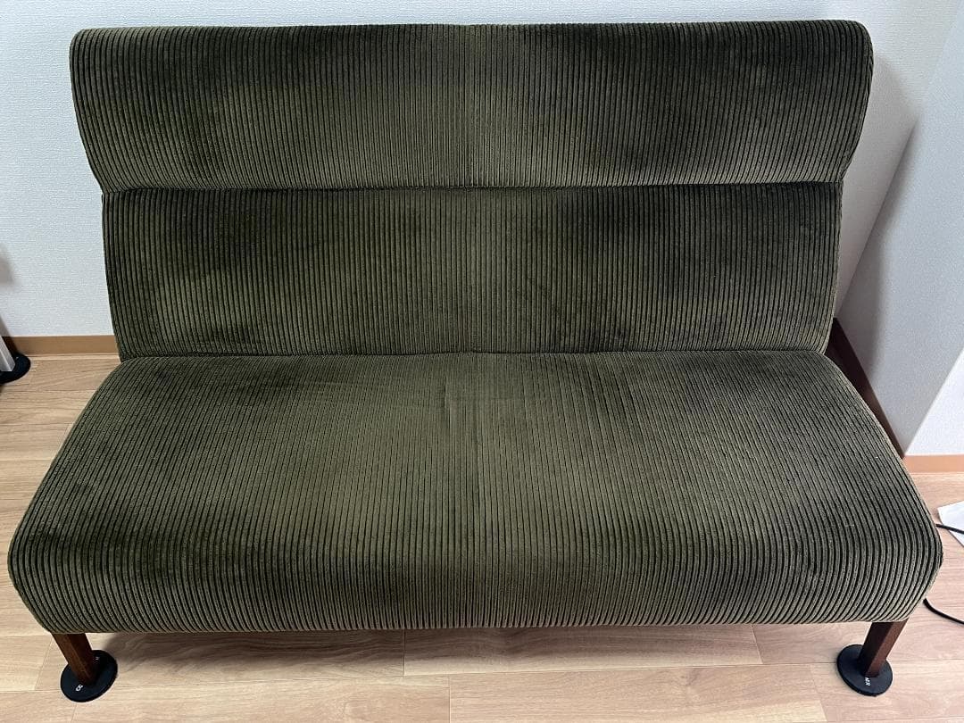 A Sofa 2人掛け ソファ コーデュロイ スウィッチ カナタ製作所