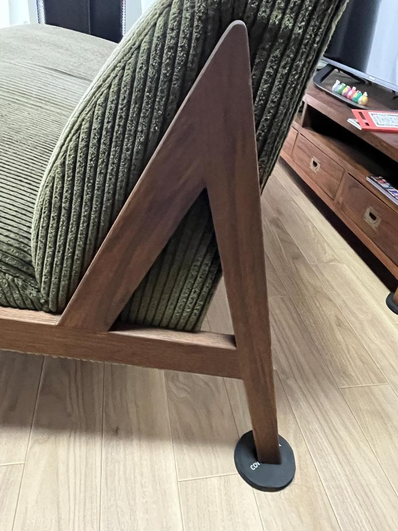 A Sofa 2人掛け ソファ コーデュロイ スウィッチ カナタ製作所