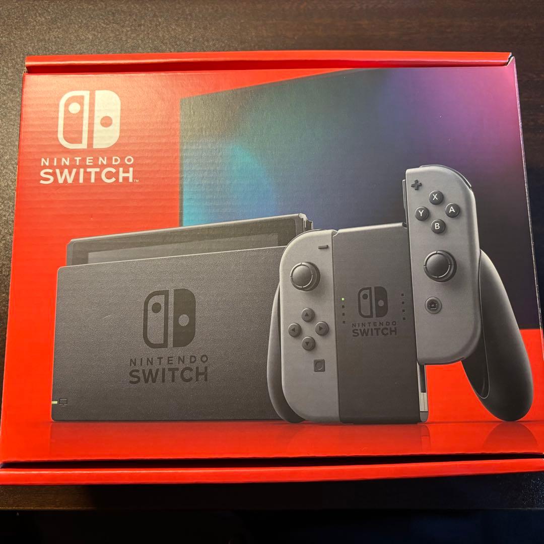 Nintendo Switch グレー 本体 マリオカートカセット【即購入OK】