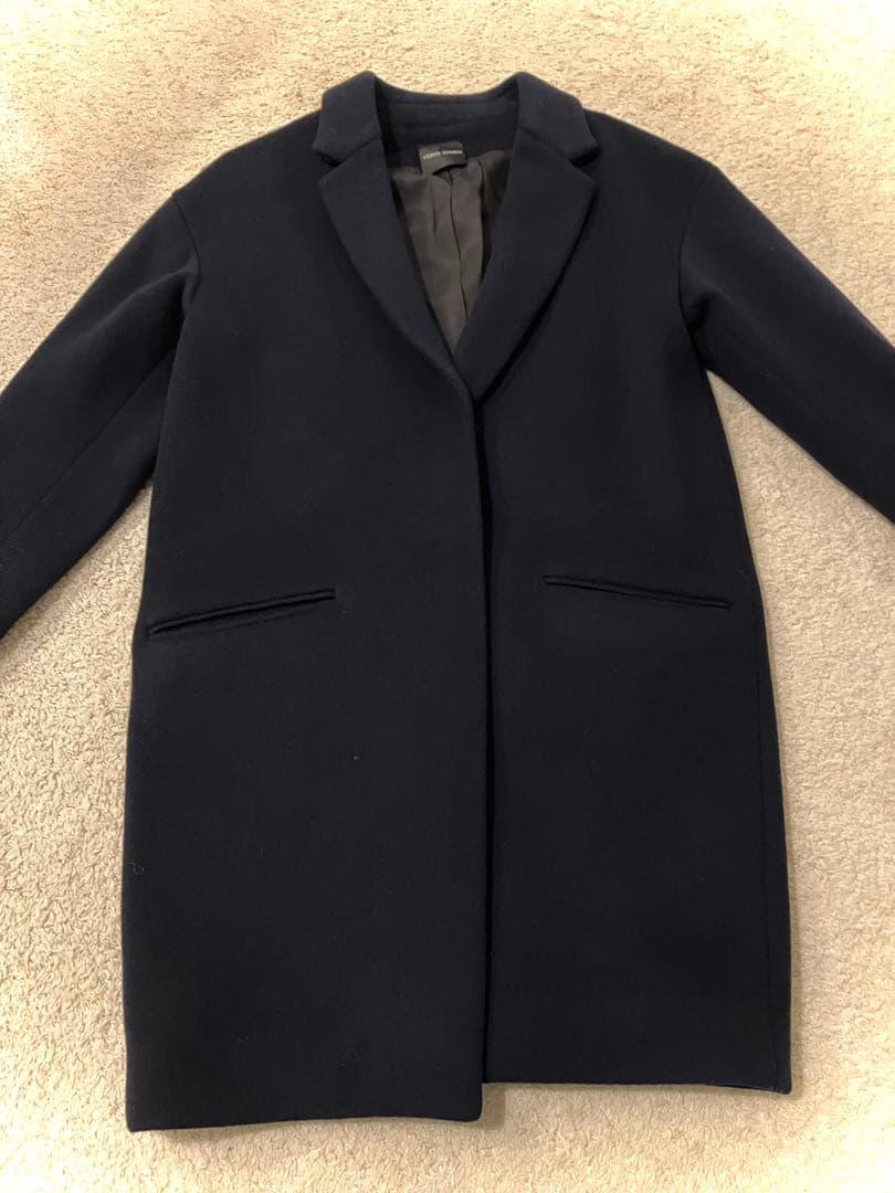 YOKO CHAN ネイビー チェスターコート