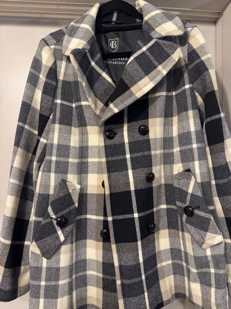BLUE LABEL CRESTBRIDGE チェック柄コート 36