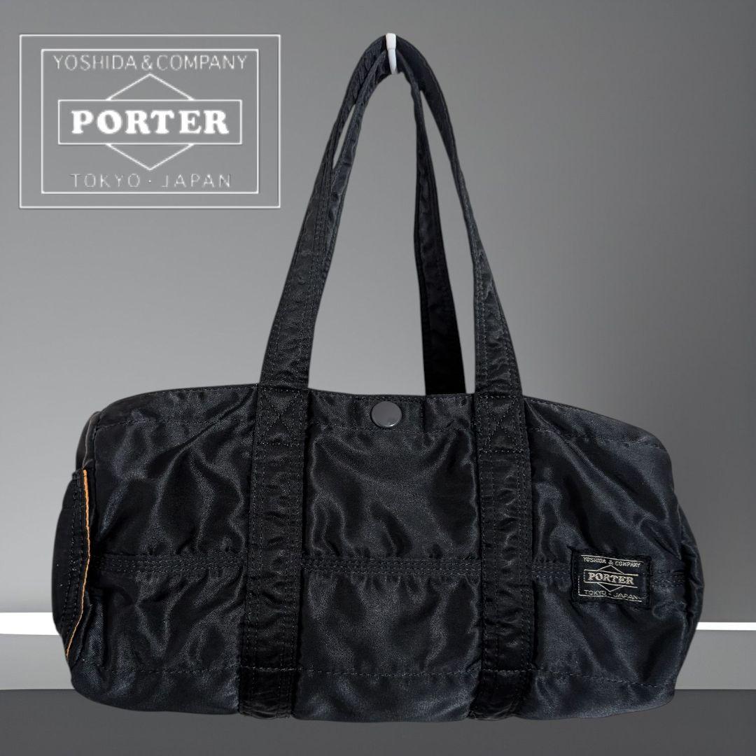【美品】PORTER TANKER ミニボストンバッグ ドラムバッグ
