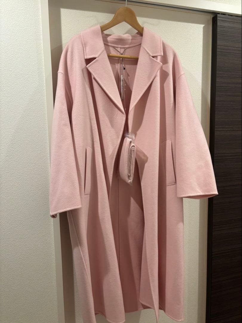 新品　未使用　23区 ロングコート　ピンク　38 M