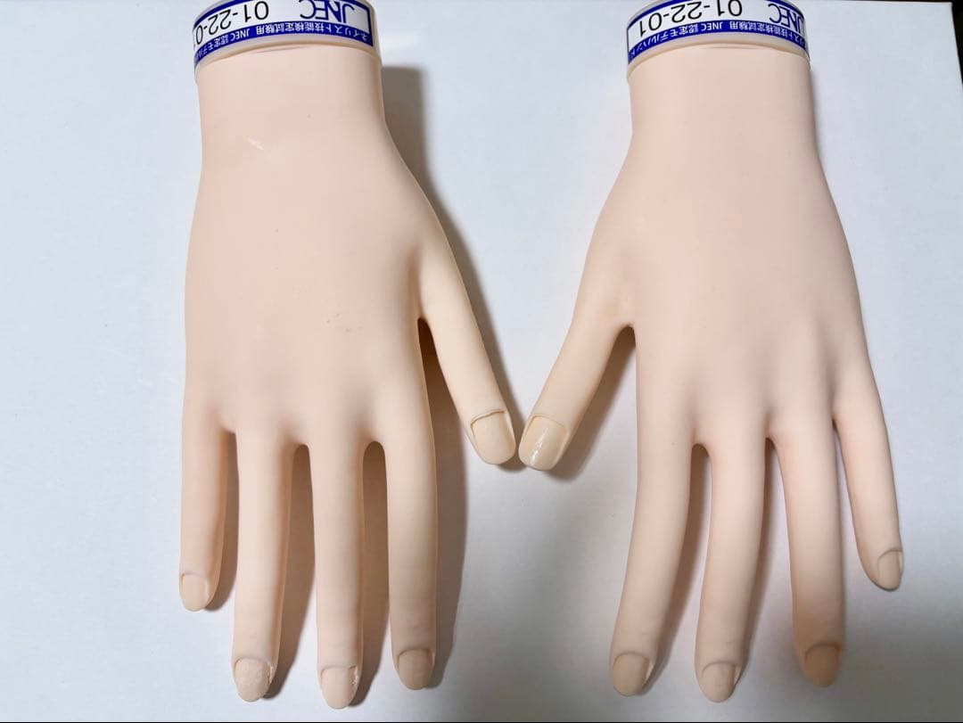 （両手）骨折なしJNEC認定モデルハンド ネイルアート用
