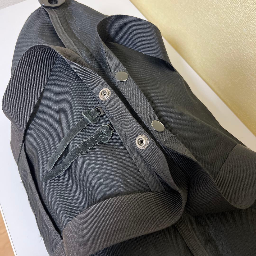 Supreme ブラック ドラムバッグ