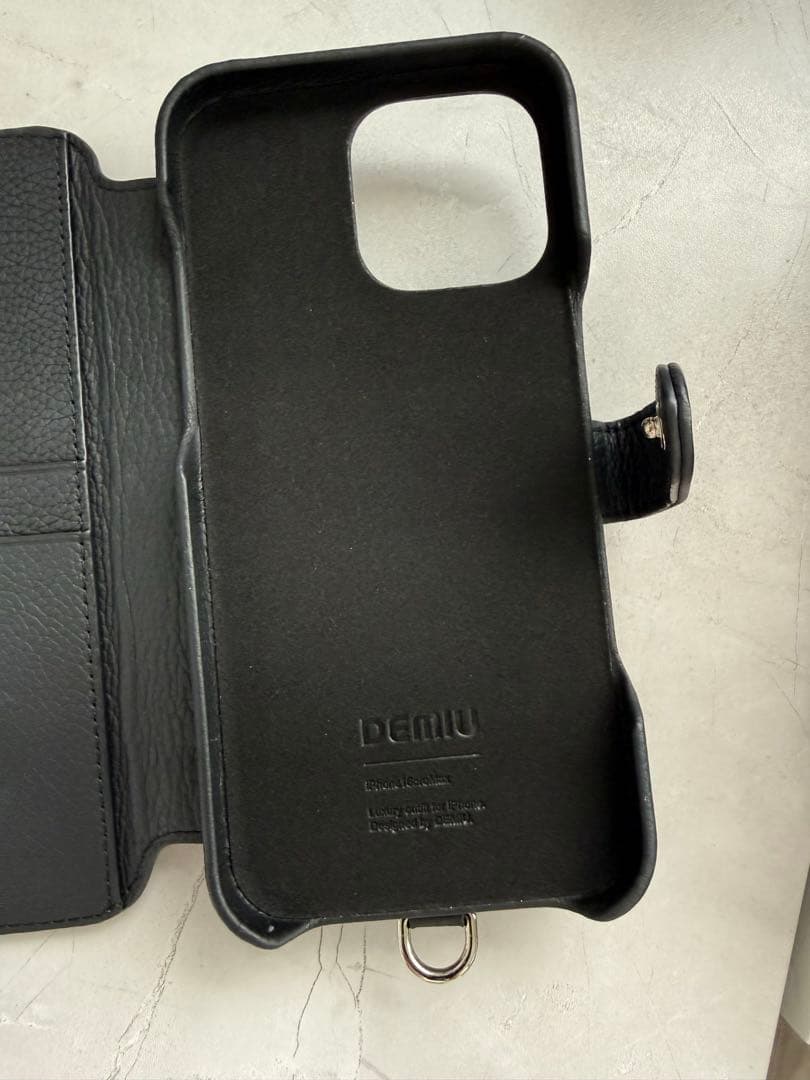 DEMIU BALLON Deux 黒 レザー iphone 16 ProMax