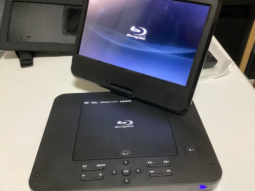 アグレクション 10インチ ポータブルブルーレイプレーヤー SU-101PB