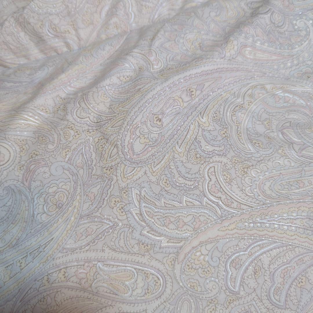 ペイズリー柄 シングルサイズ羽毛掛け布団