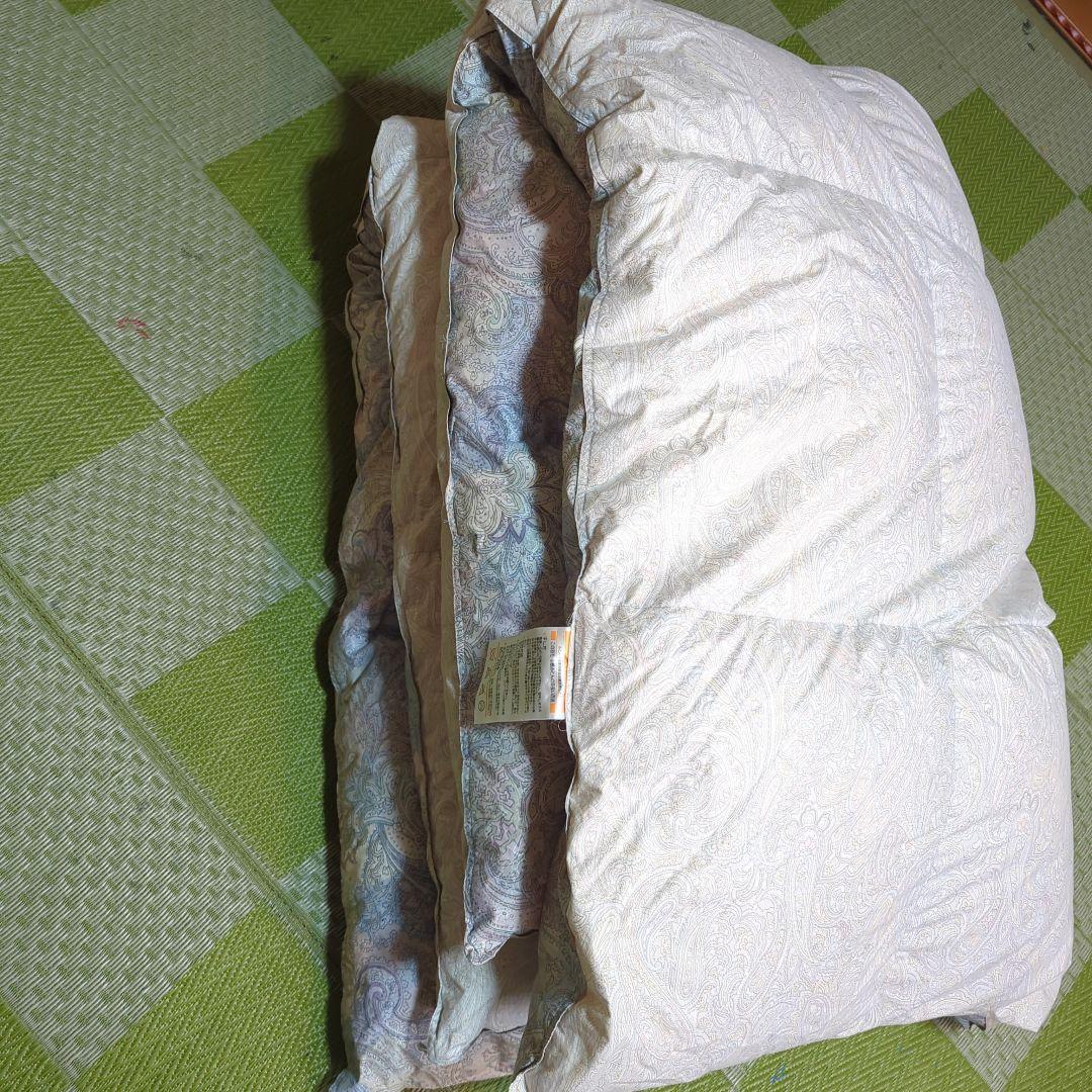 ペイズリー柄 シングルサイズ羽毛掛け布団