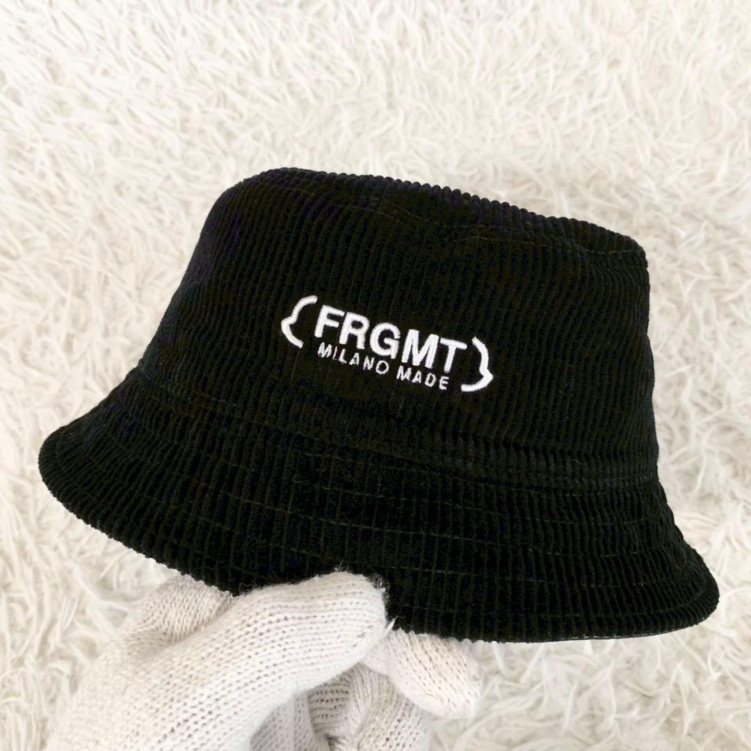 MONCLER　モンクレール　リバーシブル　バケットハット　コーデュロイ　ロゴ