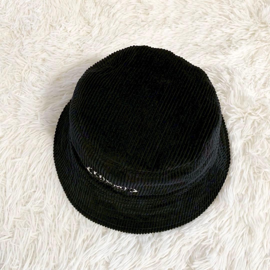 MONCLER　モンクレール　リバーシブル　バケットハット　コーデュロイ　ロゴ