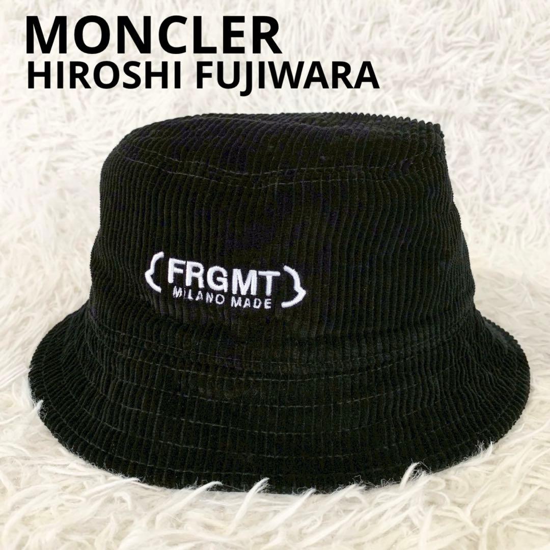 MONCLER　モンクレール　リバーシブル　バケットハット　コーデュロイ　ロゴ