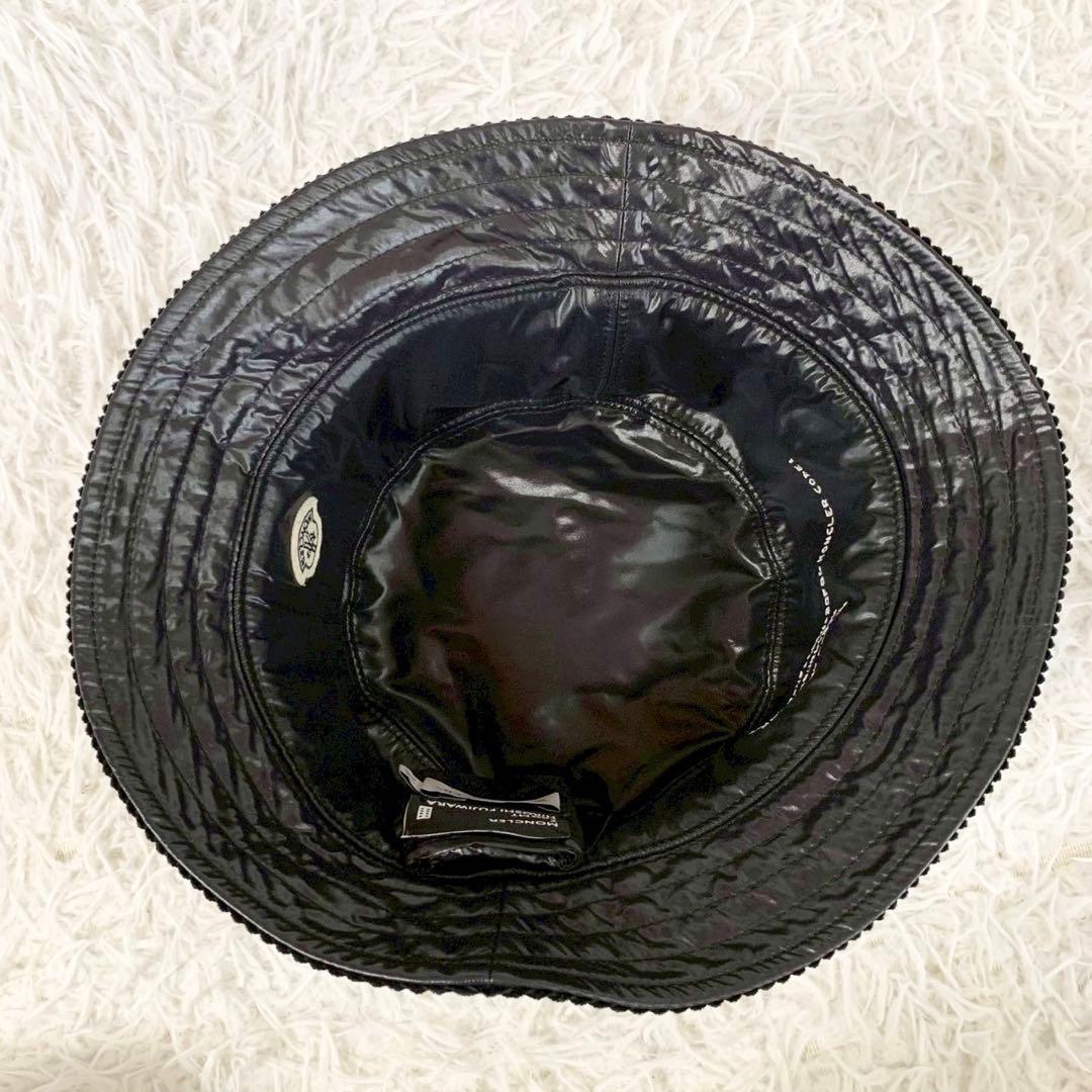 MONCLER　モンクレール　リバーシブル　バケットハット　コーデュロイ　ロゴ