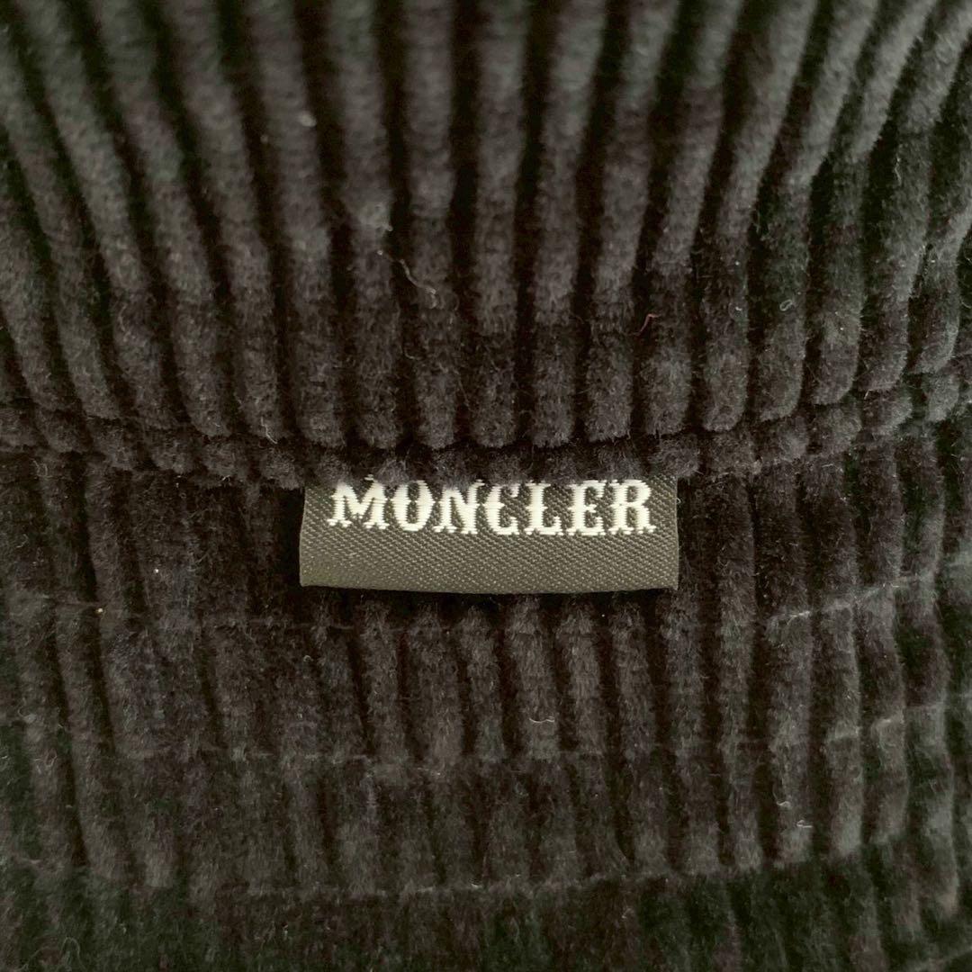 MONCLER　モンクレール　リバーシブル　バケットハット　コーデュロイ　ロゴ