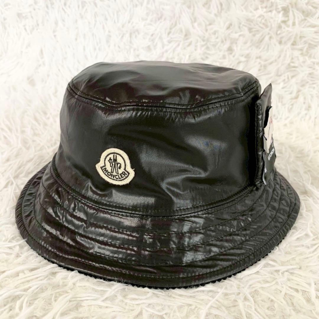 MONCLER　モンクレール　リバーシブル　バケットハット　コーデュロイ　ロゴ