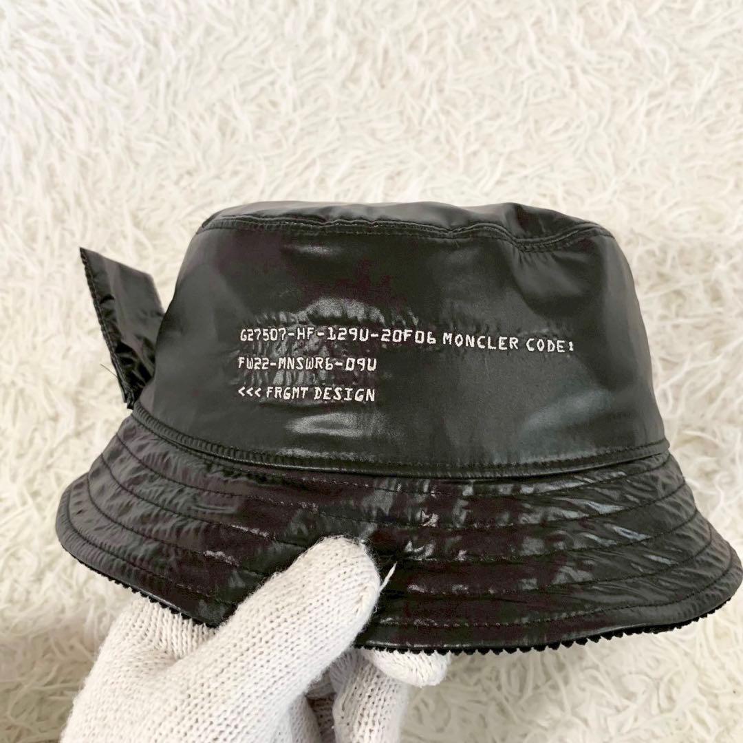 MONCLER　モンクレール　リバーシブル　バケットハット　コーデュロイ　ロゴ