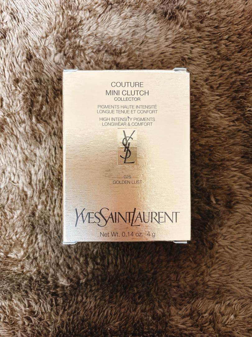 YSL クチュールミニクラッチ 025 コレクター ゴールデンラスト