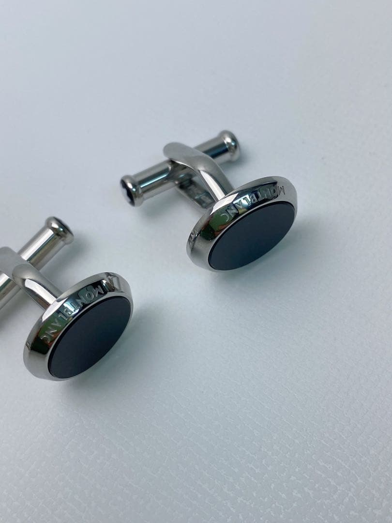 超美品 モンブラン Montblanc ラウンド カフス カフリンクス