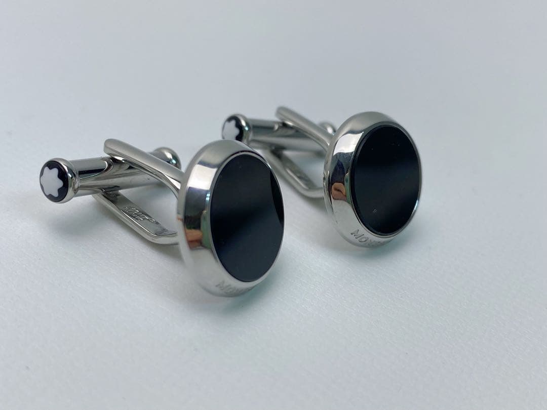 超美品 モンブラン Montblanc ラウンド カフス カフリンクス