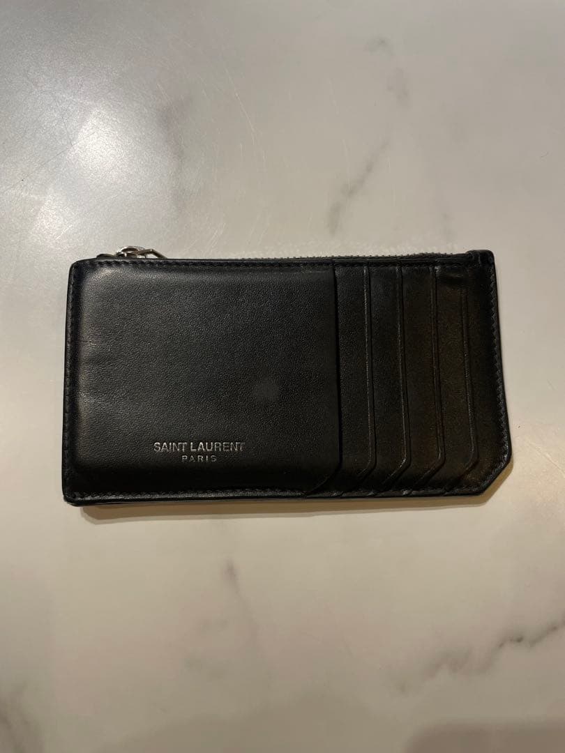 SAINT LAUREN サンローラン　マネークリップ　ケース　ブラック