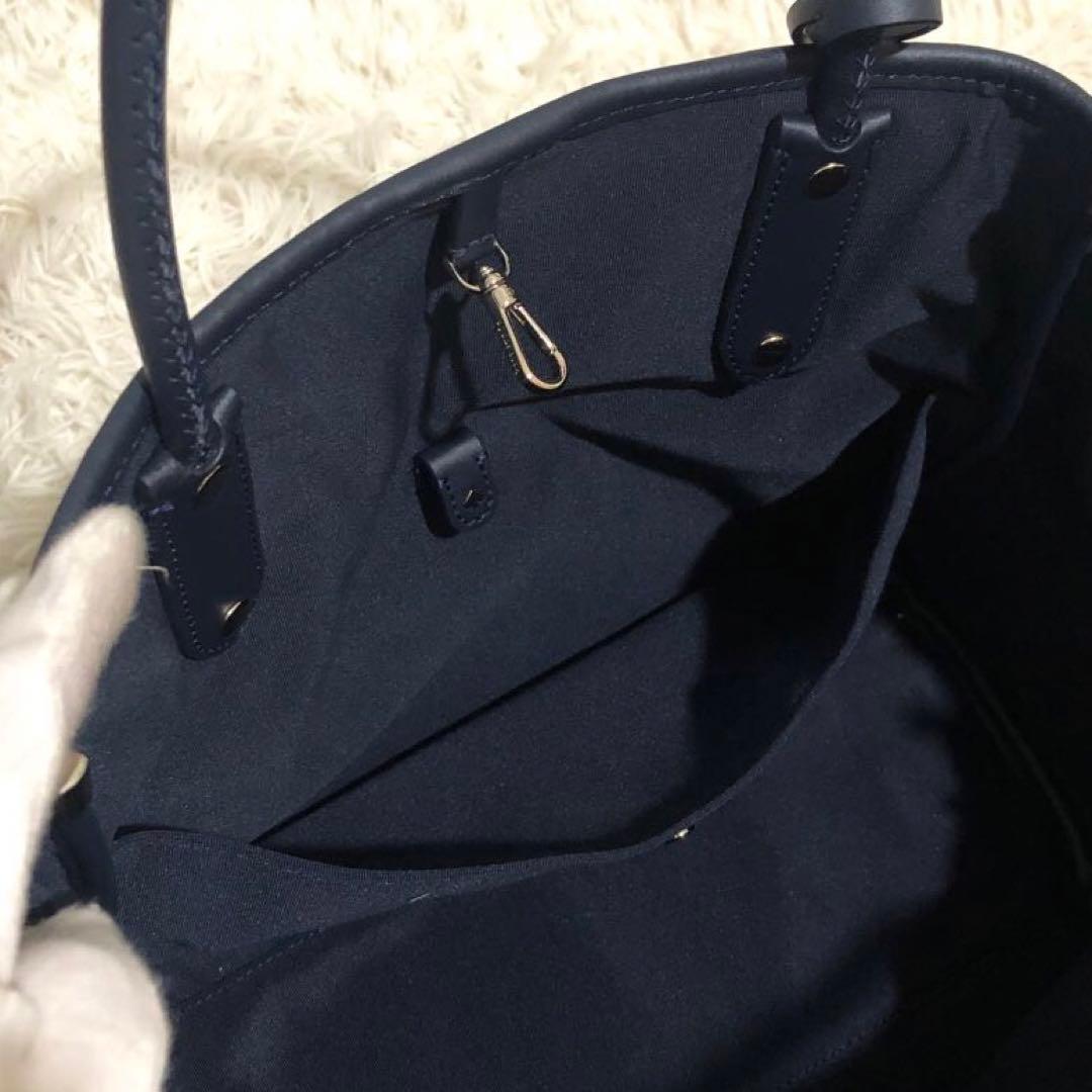 未使用✨ケイトスペード　 2way ショルダーバッグ トートバッグ　ネイビー系