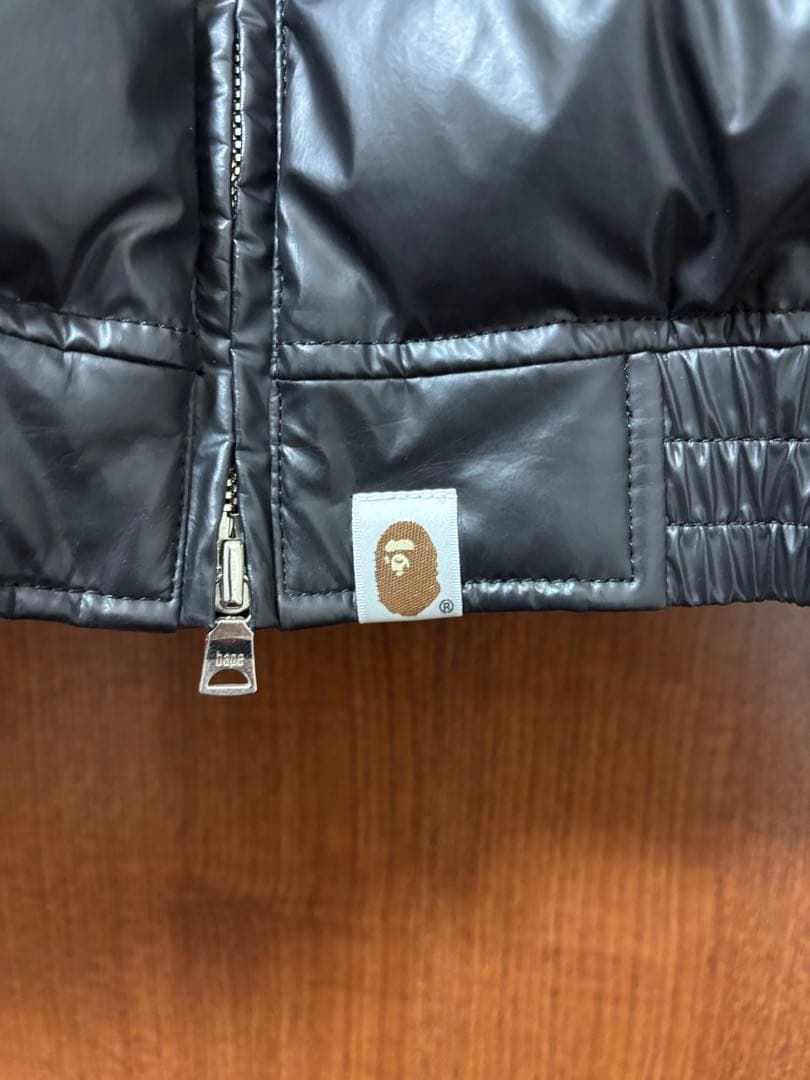 A BATHING APE ダウンベスト Mサイズ ブラック