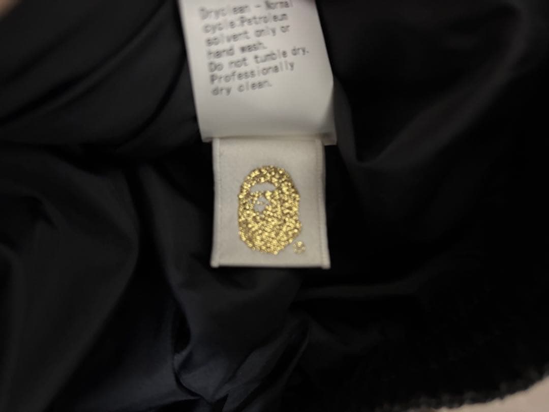 A BATHING APE ダウンベスト Mサイズ ブラック