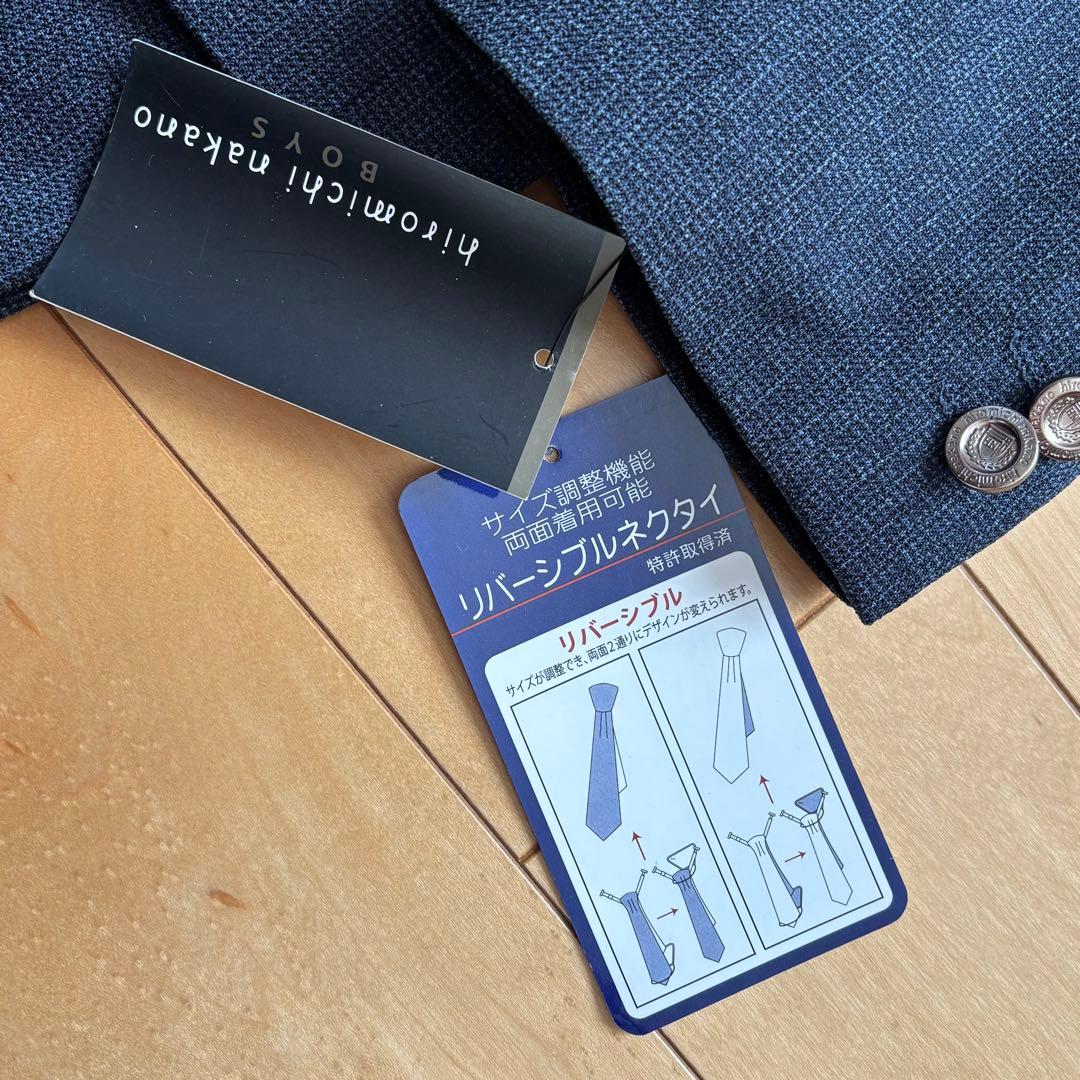 【新品】 キッズフォーマル スーツ 160 卒業式 男の子 完品 ネイビー