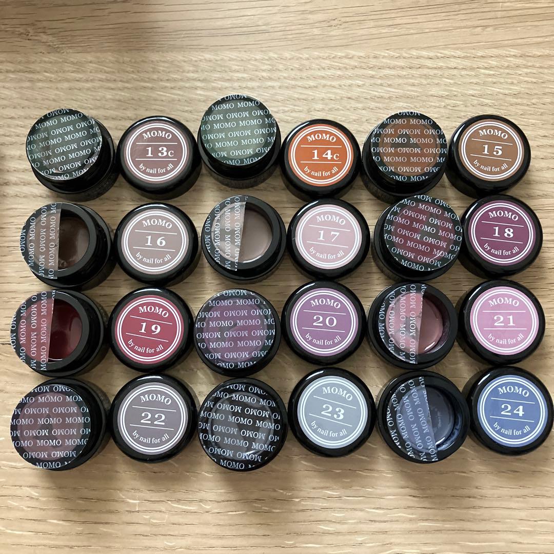 MOMOジェルネイル 13〜24 フォルムっち グリッター　まとめ売り