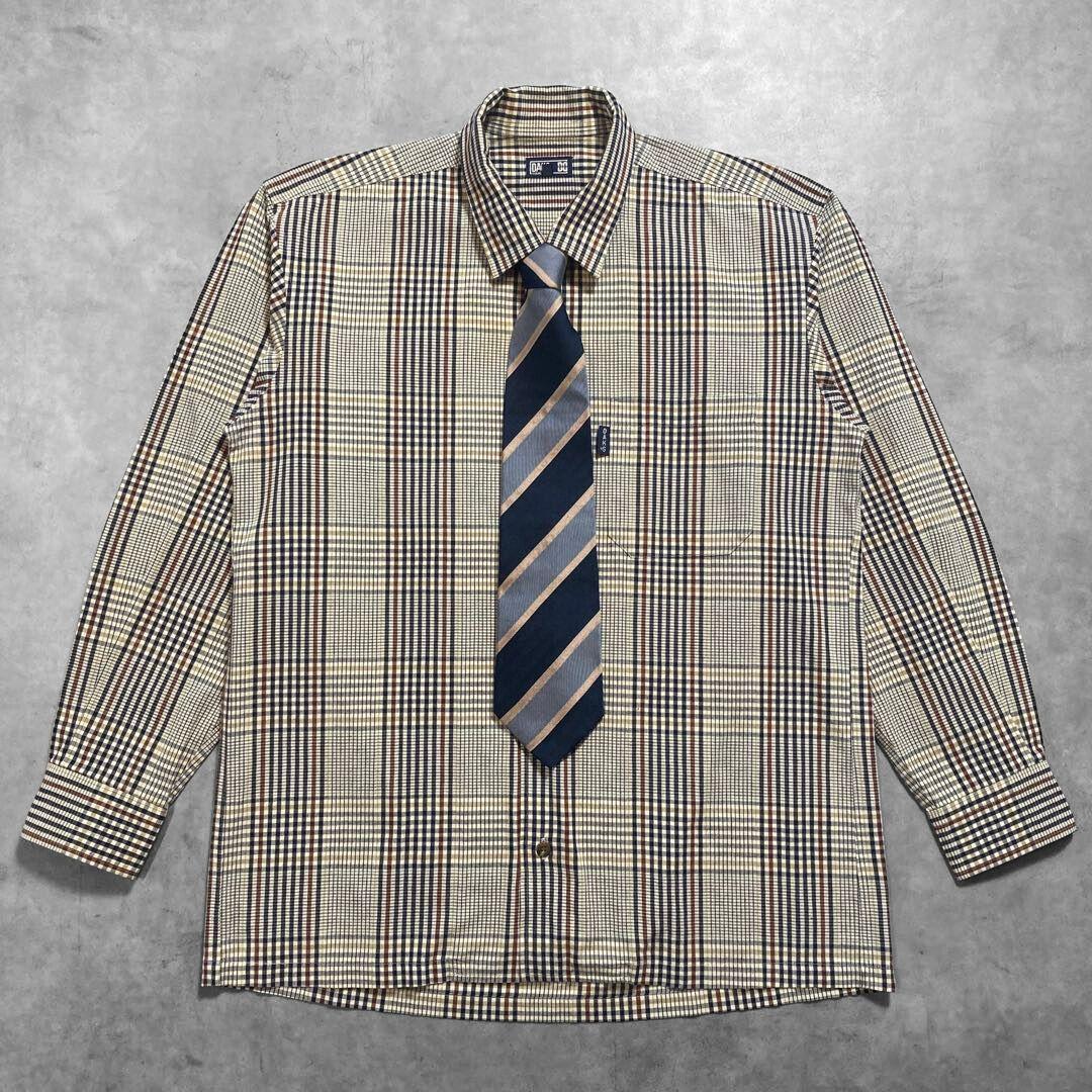 みどりのタコス様 ブラック ダブル スーツ セットアップ L daks チェック