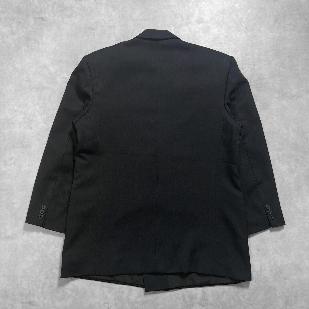 みどりのタコス様 ブラック ダブル スーツ セットアップ L daks チェック