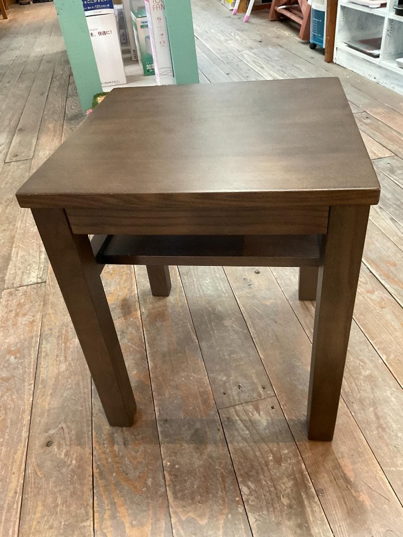 無印良品　MUJI　木製サイドテーブルベンチ　廃盤品
