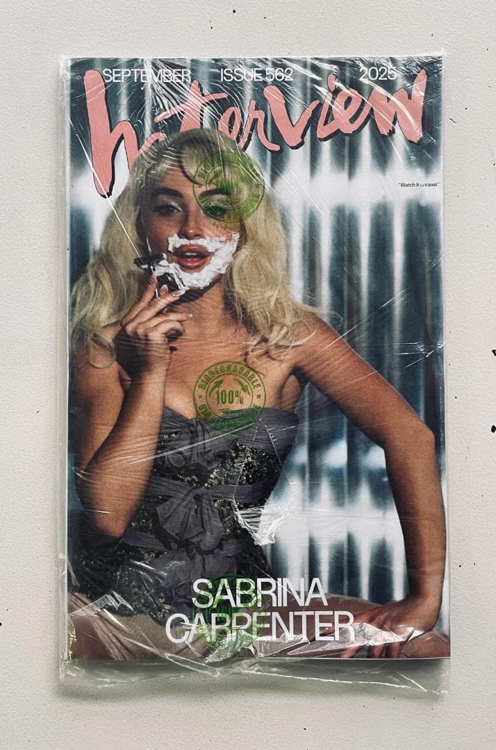 サブリナ・カーペンター★レア洋書：INTERVIEW #562