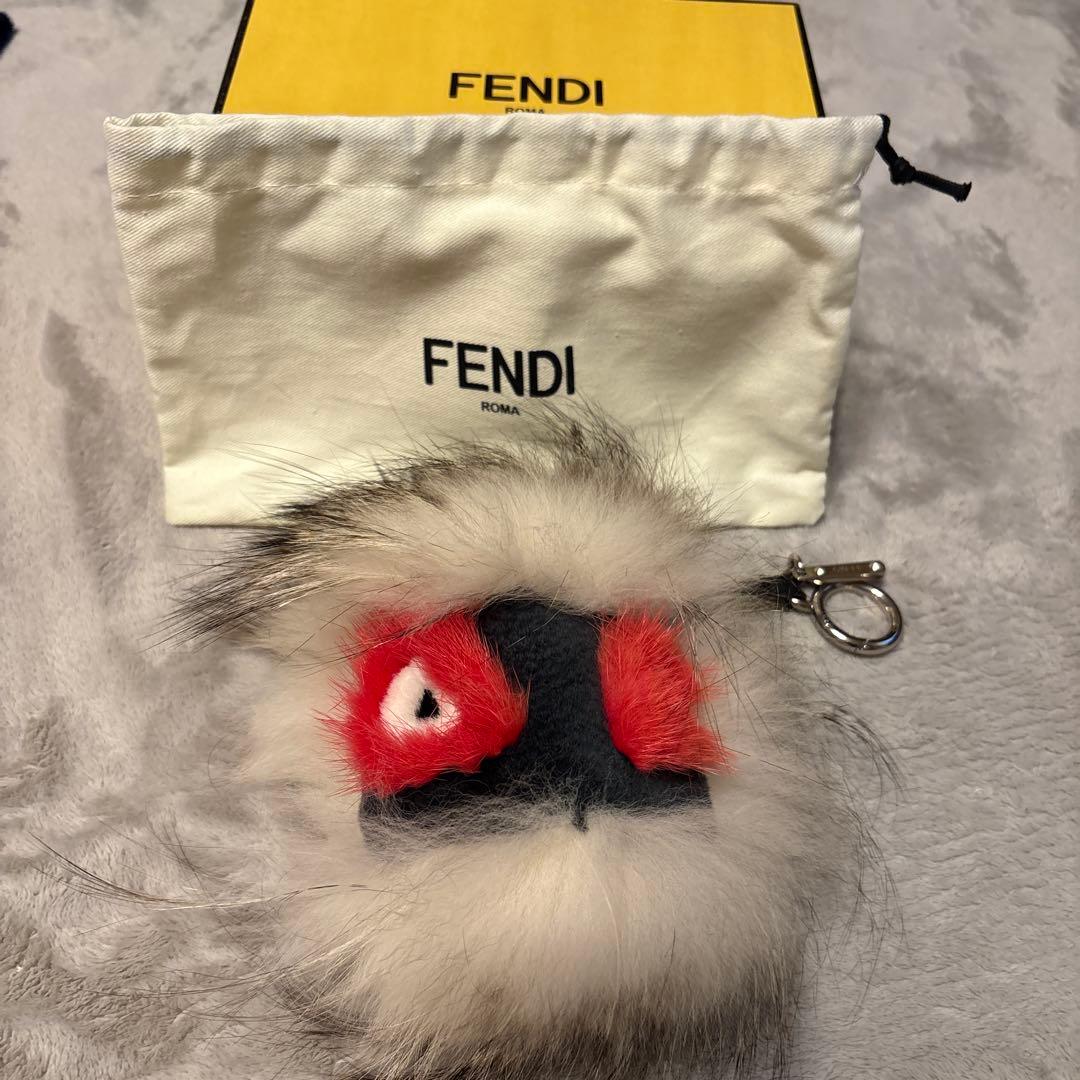 FENDI モンスターファーキーホルダー
