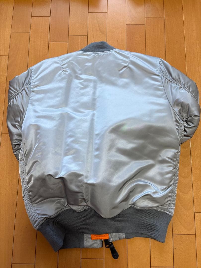 ALPHA MA-1 シルバー L JAPAN SPEC 20004-469