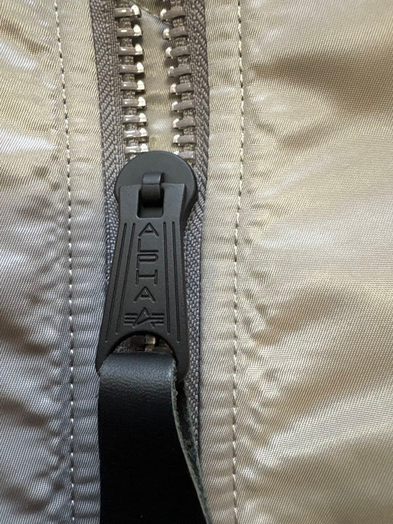 ALPHA MA-1 シルバー L JAPAN SPEC 20004-469