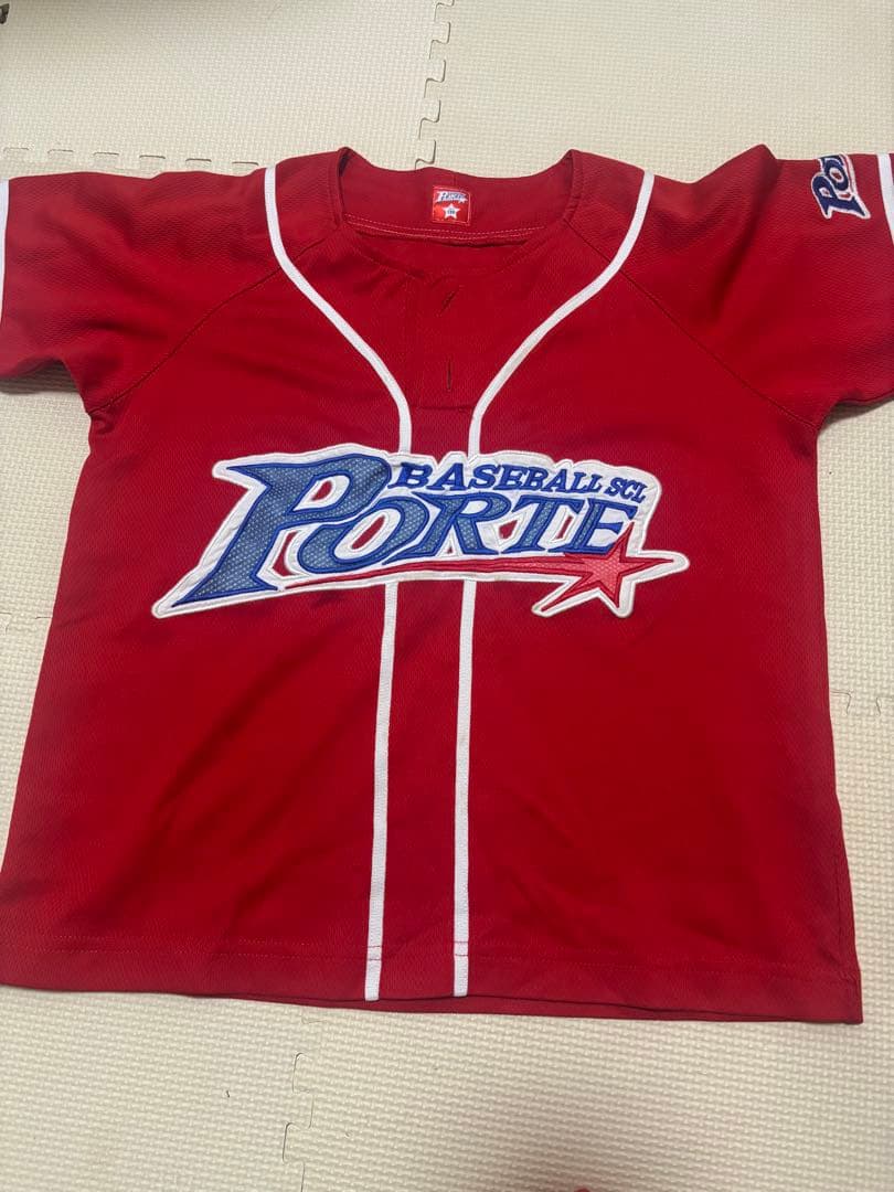 ポルテ野球ユニフォームセット130